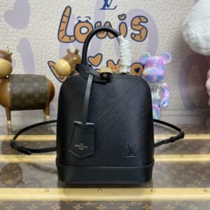 Replica Louis Vuitton Alma Backpack Black