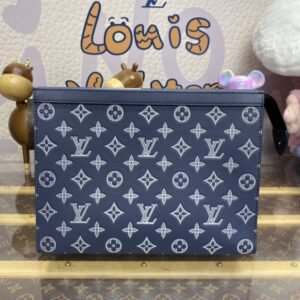 Replica Louis Vuitton Pochette Voyage Dark Blue
