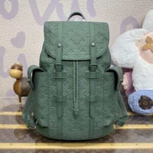 Elementor #30717 Replica Louis Vuitton Christopher Backpack Green