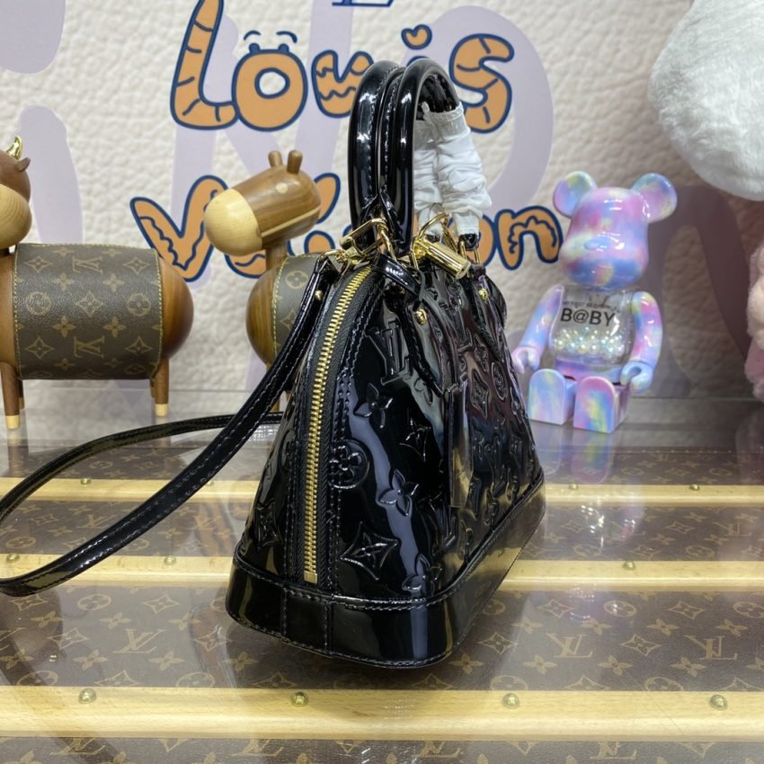 img_1698de7a_20240419_i1713527560_2757_0 Replica Louis Vuitton Alma BB Black Patent - 图片 3