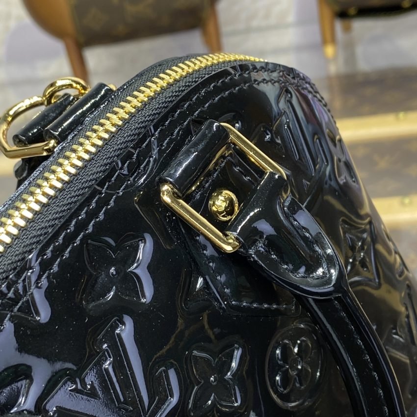 img_1698de7a_20240419_i1713527560_3670_0 Replica Louis Vuitton Alma BB Black Patent - 图片 4