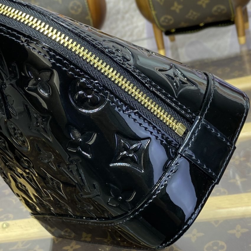 img_1698de7a_20240419_i1713527560_4453_0 Replica Louis Vuitton Alma BB Black Patent - 图片 5