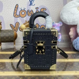 Replica Louis Vuitton Camera Box Black