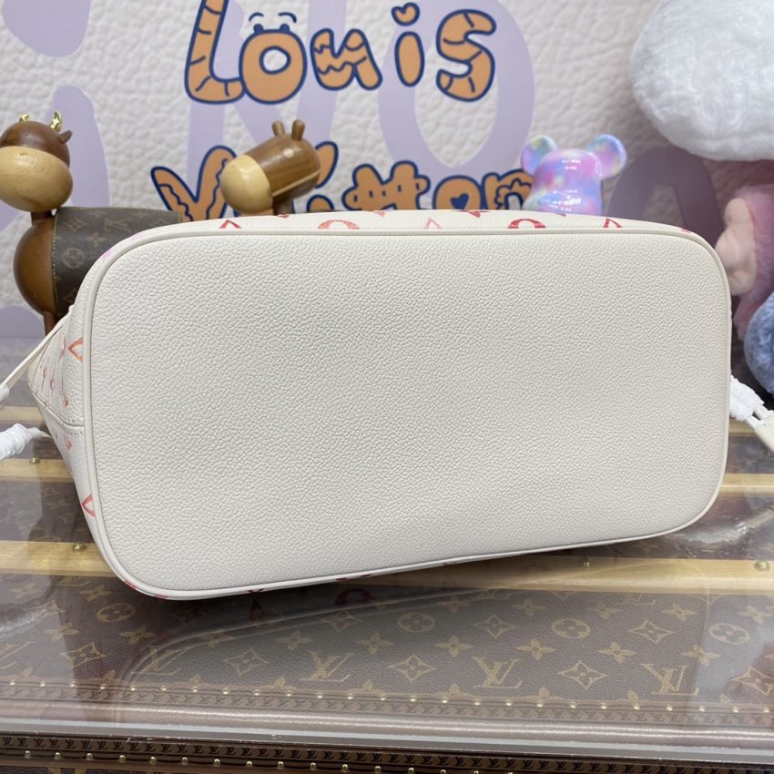 img_1698de7a_20240516_i1715861019_1379_0 Replica Louis Vuitton Neverfull MM White Orange - 图片 4