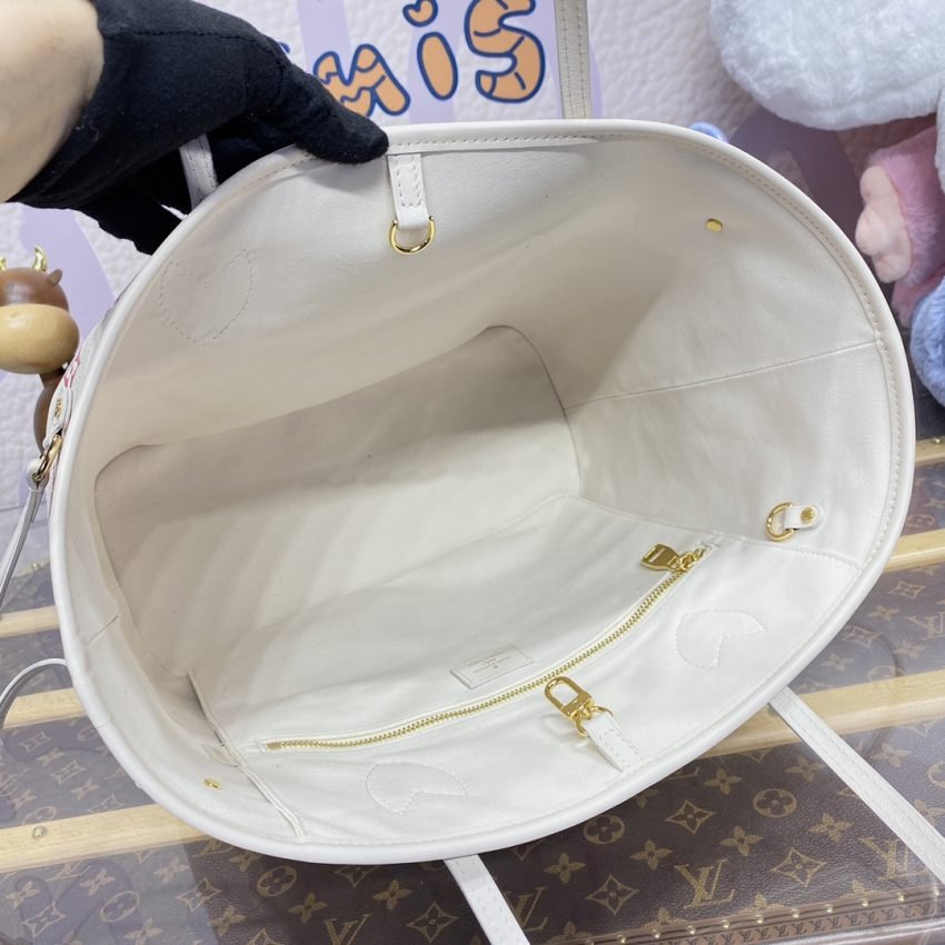 img_1698de7a_20240516_i1715861019_506_0 Replica Louis Vuitton Neverfull MM White Orange - 图片 3