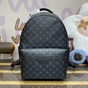 Elementor #30717 Replica Louis Vuitton Discovery Backpack Black Canvas
