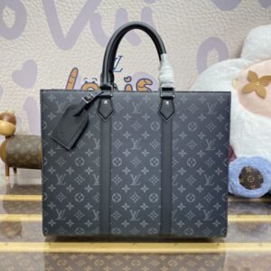 Replica Louis Vuitton Sac Plat Black Large