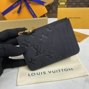 Replica Louis Vuitton Romy Card Holder Black