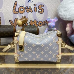 Replica Louis Vuitton Side Trunk Canvas Beige