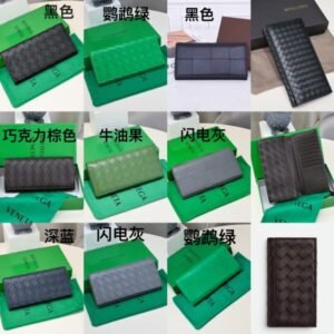 Replica Bottega Veneta Intrecciato Long Wallet