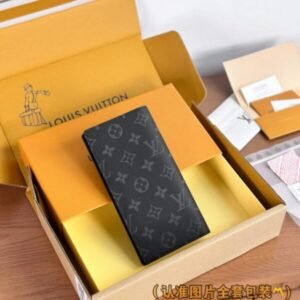 Replica Louis Vuitton Brazza Wallet Black