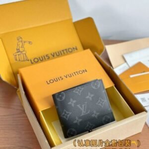 Elementor #30774 Replica Louis Vuitton Marco Wallet Black
