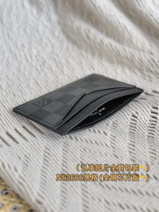 img_1e731787_20240809_i1723140141_8813_0 Replica Louis Vuitton Card Holder Black Grid - 图片 10