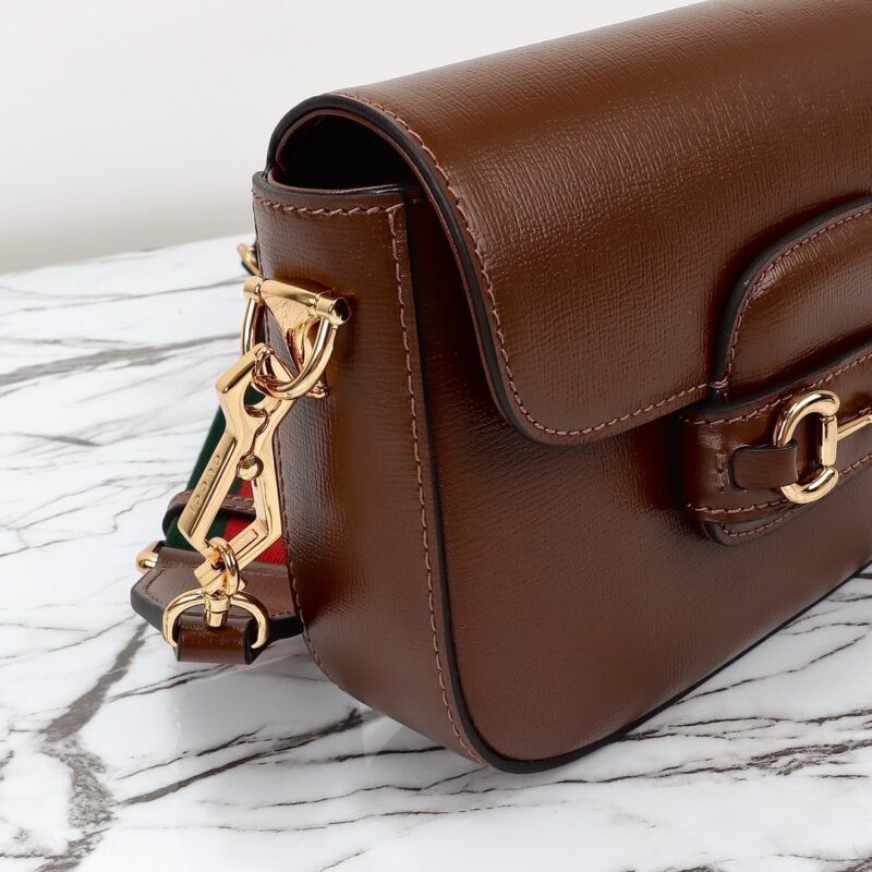 img_3d468541_20231125_i1700879419_5359_6 Replica Gucci Horsebit 1955 Double G Mini Brown - 图片 4