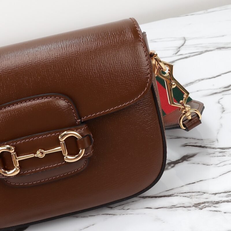img_3d468541_20231125_i1700879419_5805_1 Replica Gucci Horsebit 1955 Double G Mini Brown - 图片 5