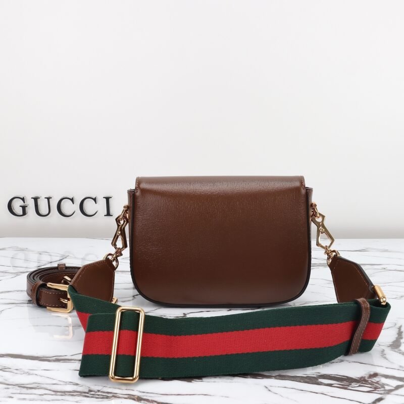 img_3d468541_20231125_i1700879419_6316_5 Replica Gucci Horsebit 1955 Double G Mini Brown - 图片 6