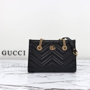 Elementor #30111 Replica Gucci GG Marmont Tote Black