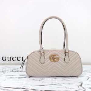 Replica Gucci  Marmont Small Top Handle White