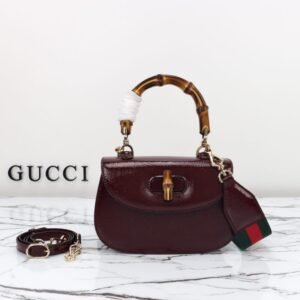 Replica Gucci  Bamboo 1947 Bordeaux