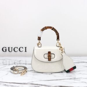 Replica Gucci  Bamboo 1947 Patent White