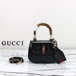 Replica Gucci  Bamboo 1947 Patent Black