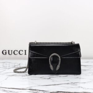 Elementor Page #33376 Replica Gucci Dionysus Small Shoulder Bag Patent Black