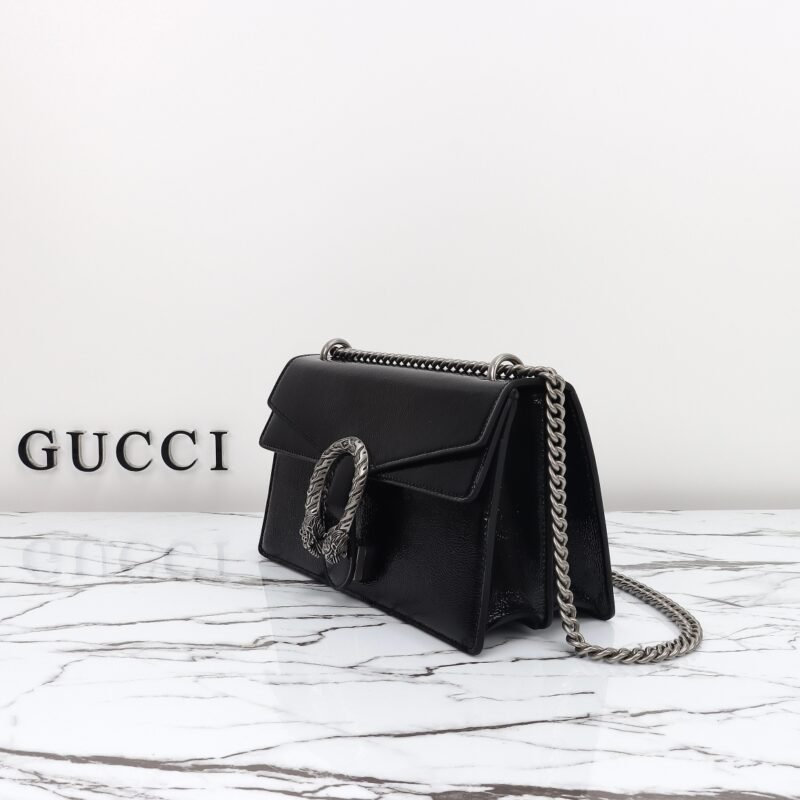 img_3d468541_20240529_i1716952117_9293_0 Replica Gucci Dionysus Small Shoulder Bag Patent Black - 图片 8