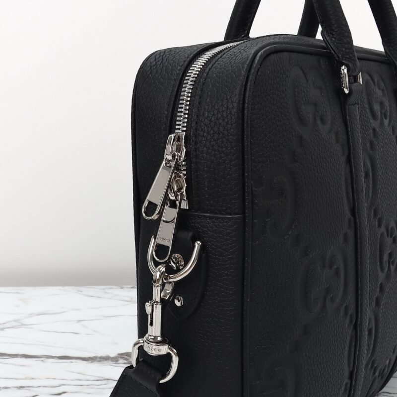 img_3d468541_20240606_i1717631941_4544_0 Replica Gucci Briefcase GG Leather Black - 图片 4
