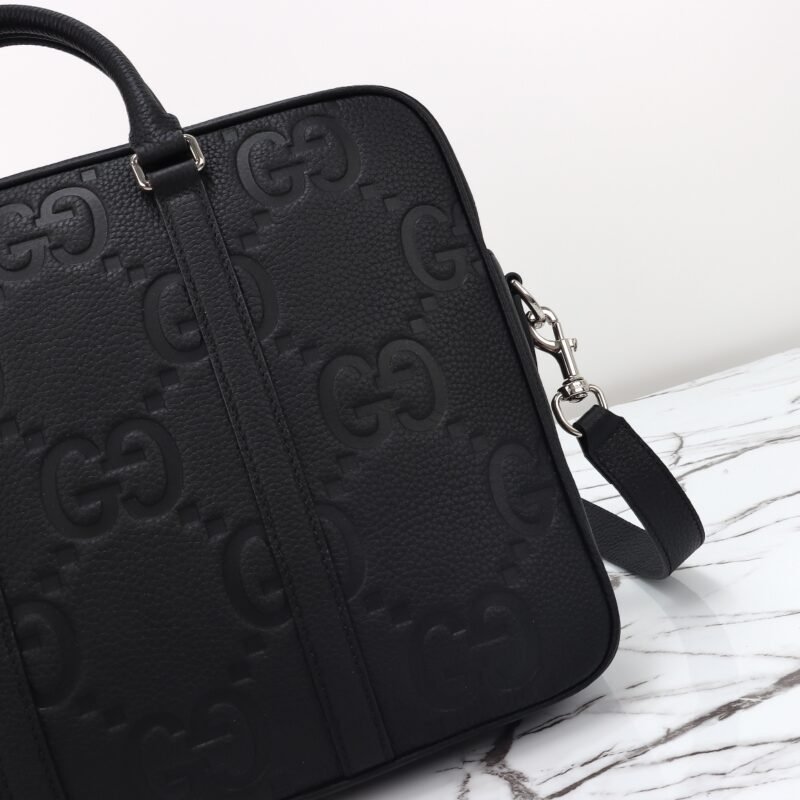 img_3d468541_20240606_i1717631941_5552_0 Replica Gucci Briefcase GG Leather Black - 图片 6