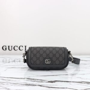 Replica Gucci Ophidia Super Mini Black