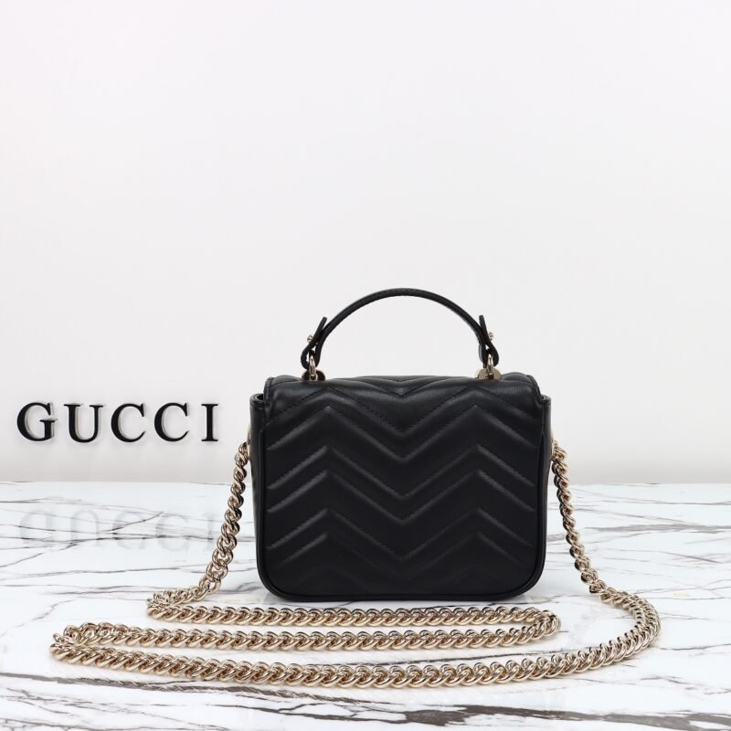 img_3d468541_20240624_i1719192910_689_0 Replica Gucci Marmont Mini Top Handle Black - 图片 5