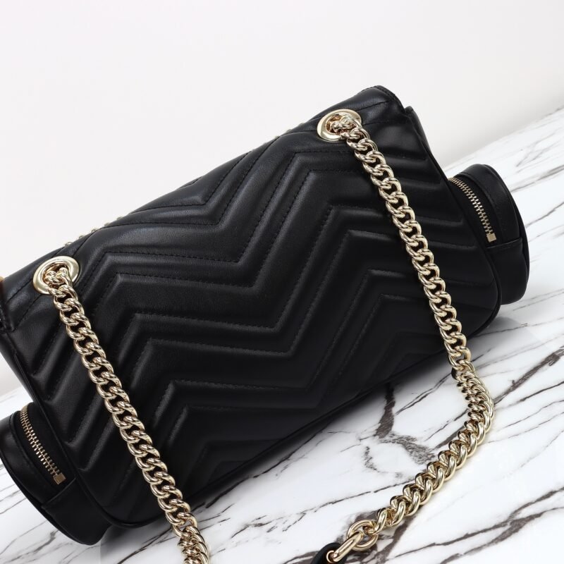 img_3d468541_20240630_i1719706518_2481_0 Replica Gucci Marmont 2.0 GG Shoulder Bag Black - 图片 6