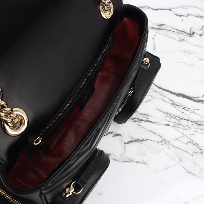 img_3d468541_20240630_i1719707477_4413_0 Replica Gucci Marmont 2.0 GG Shoulder Bag Black - 图片 9