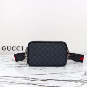 Replica Gucci GG Shoulder Bag  Black