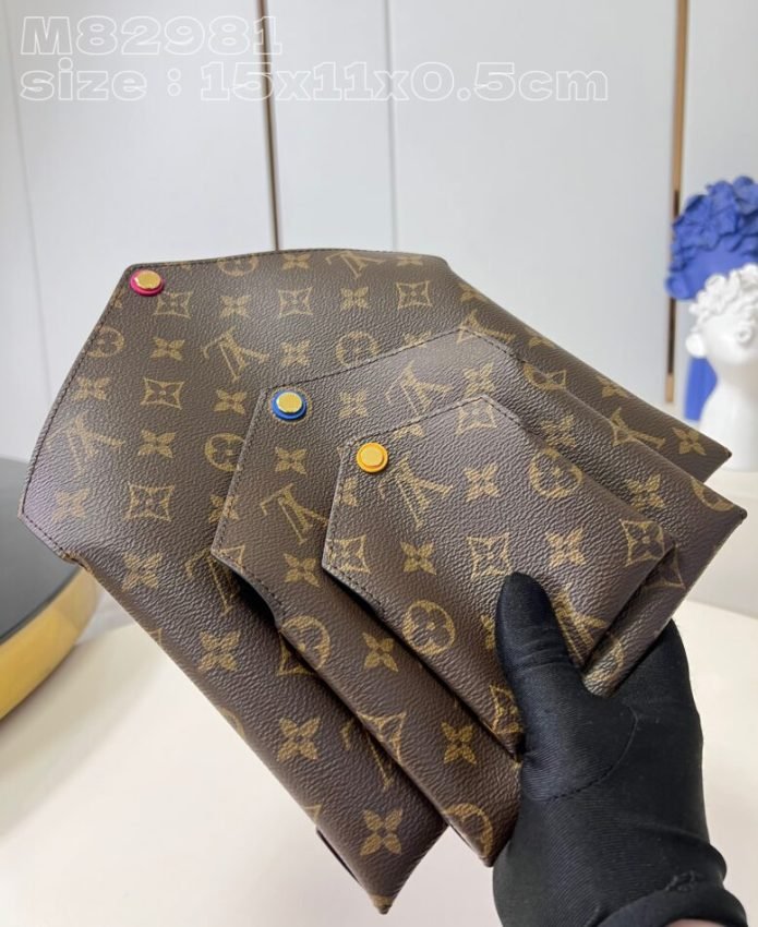img_42f08f7f_20231221_i1703134952_6575_0 Replica Louis Vuitton Kirigami Pochette Pouch Brown - 图片 6