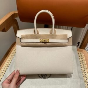 Replica Hermes Birkin Craie Epsom