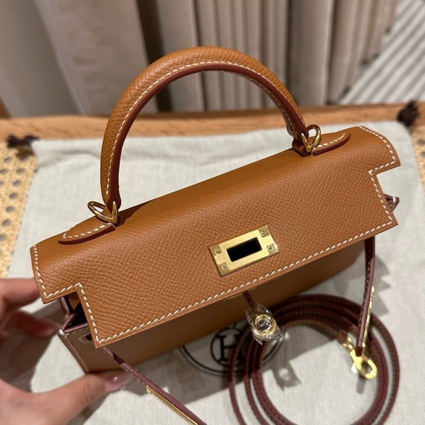 img_755f7c0e_20240410_i1712745307_263_2 Replica Hermes Kelly Brown Epsom Gold - 图片 3