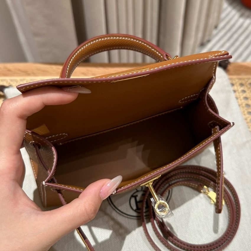 img_755f7c0e_20240410_i1712745307_3884_1 Replica Hermes Kelly Brown Epsom Gold - 图片 4