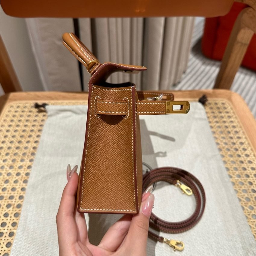 img_755f7c0e_20240410_i1712745307_4214_3 Replica Hermes Kelly Brown Epsom Gold - 图片 5