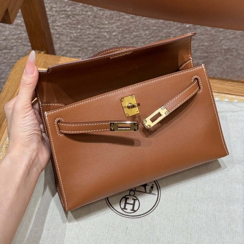 img_755f7c0e_20240506_i1714968790_6174_3 Replica Hermes Kelly Pochette Swift Brown - 图片 11