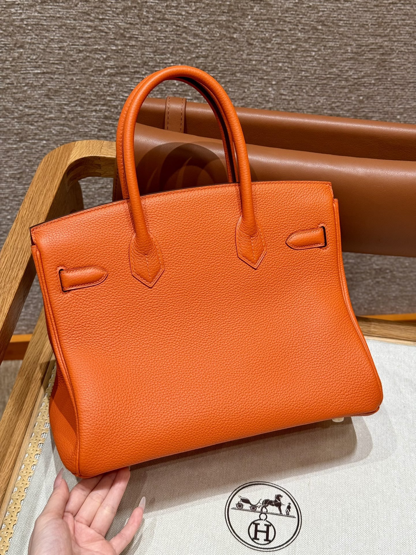 img_755f7c0e_20240513_i1715576664_1381_0 Replica Hermes Birkin Orange Togo Gold - 图片 3