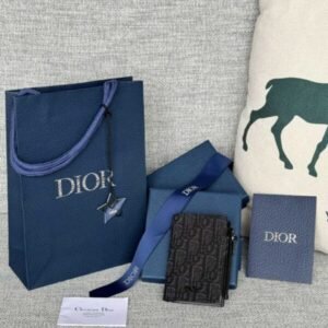 Elementor 页面 #30068 Replica Dior Zipper Card Holder Black