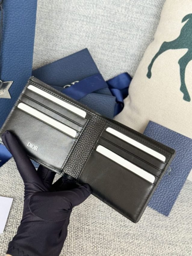 img_80e46a01_20240630_i1719760993_7964_8 Replica Dior Jacquard Wallet Oblique Black - 图片 2