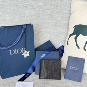 Elementor 页面 #30853 Replica Dior Jacquard Wallet Oblique Black