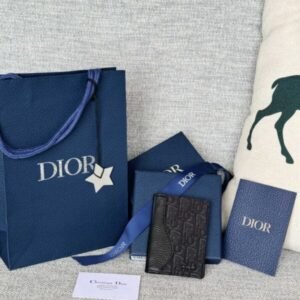 Elementor 页面 #30853 Replica Dior Bi Fold Card Holder Oblique Black
