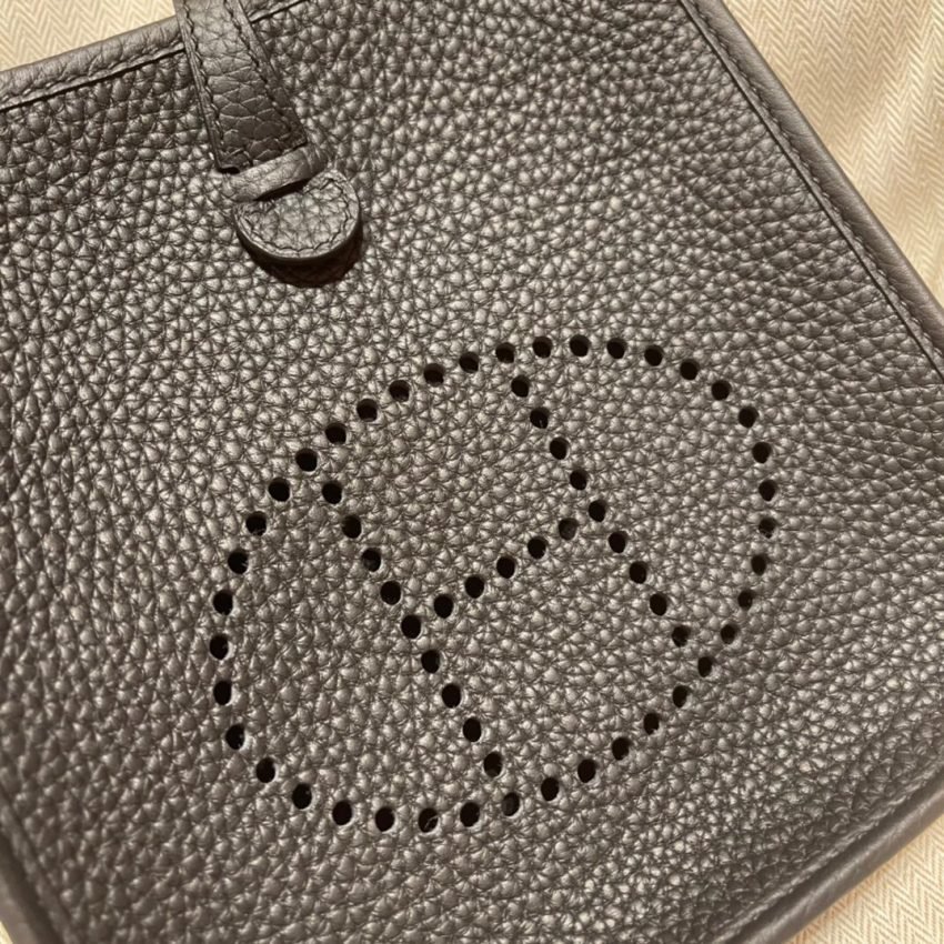 img_9709 Replica Hermes Evelyne II TPM Black Strap - 图片 2