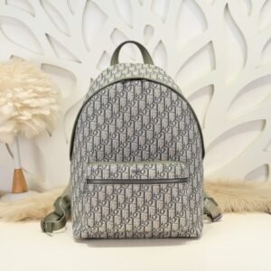 Replica Dior Rider Backpack Khaki Dior Oblique Jacquard