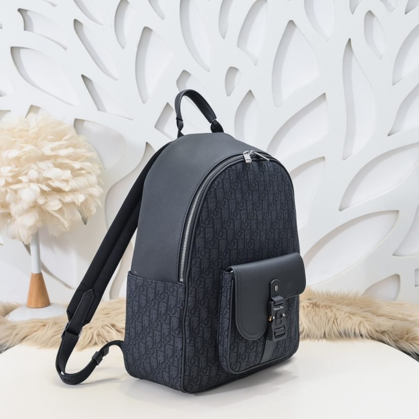img_a189b943_20240913_i1726172219_6142_1 Replica Dior Saddle Zip Backpack Black - 图片 4