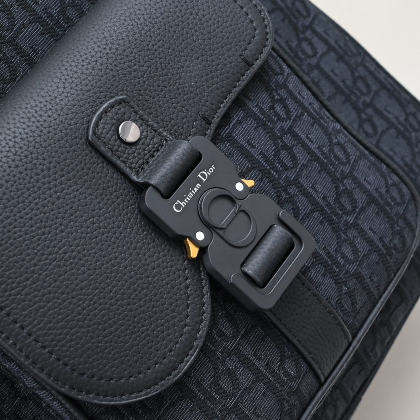 img_a189b943_20240913_i1726172219_7019_5 Replica Dior Saddle Zip Backpack Black - 图片 5