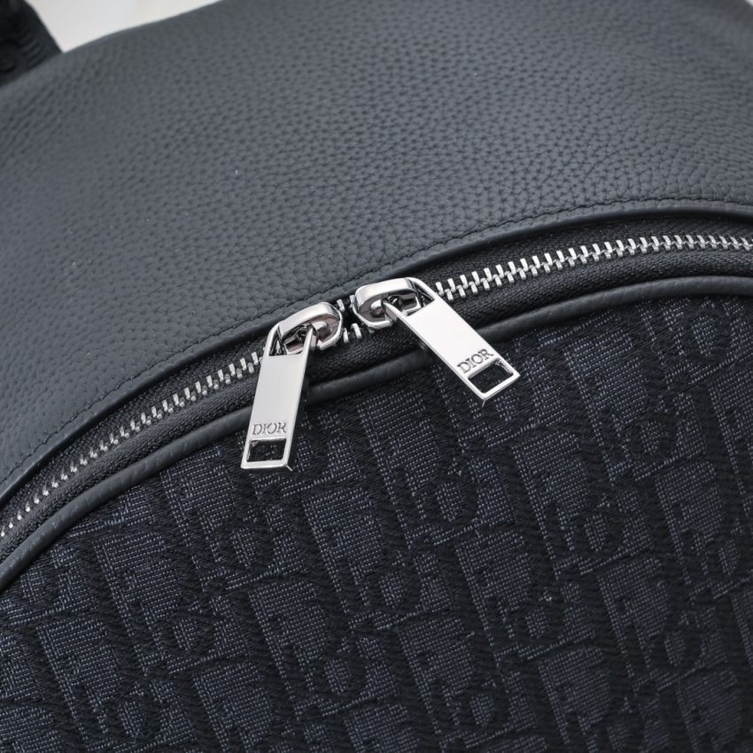 img_a189b943_20240913_i1726172219_9470_4 Replica Dior Saddle Zip Backpack Black - 图片 9